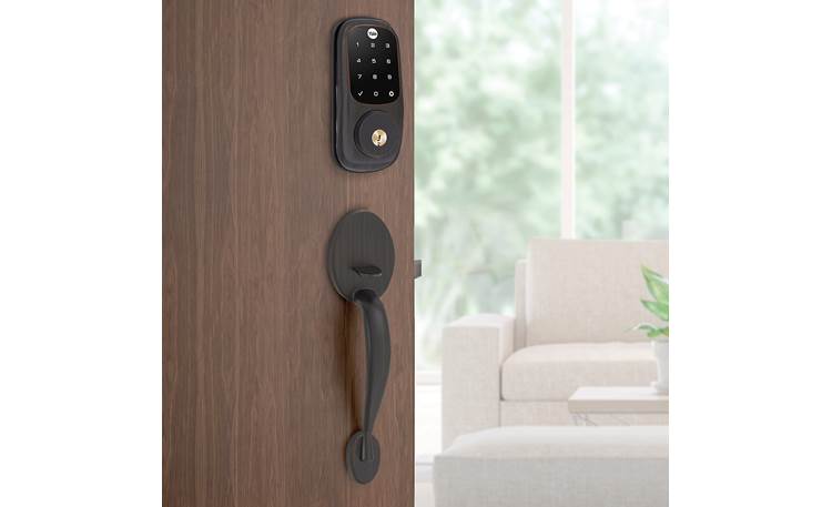 Yale Real Living Assure Lock Touchscreen Deadbolt (YRD226) with Wi-Fi Module Backlit numbers make it easy to see