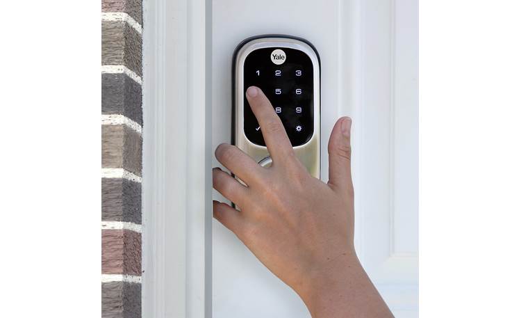 Yale Real Living Assure Lock Touchscreen Deadbolt (YRD226) Backlit numbers make it easy to see