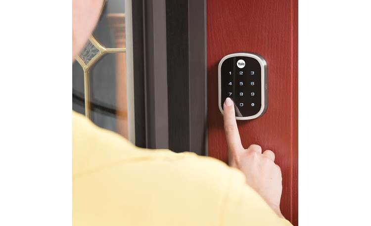 Yale Real Living Assure Lock SL Key-free Touchscreen Deadbolt (YRD256) Backlit numbers make it easy to see