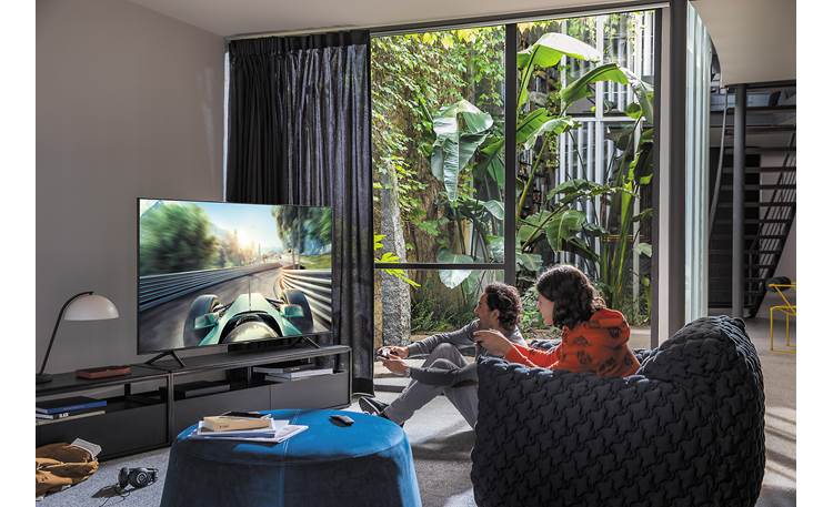 Samsung QN65Q90T Real Game Enhancer+ maximizes the gaming experience