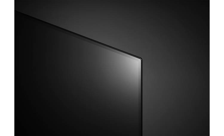 LG OLED55CXPUA Close-up view of bezel