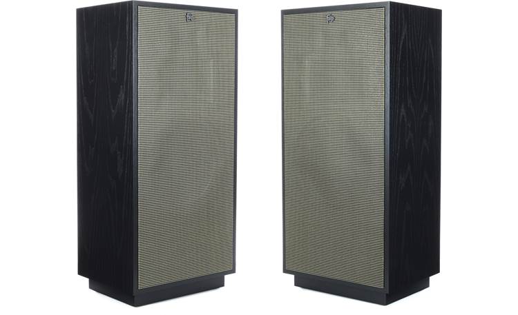 Klipsch Heritage Forte IV Pair angled in, with grilles