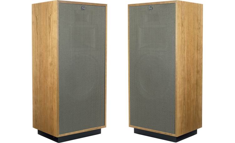 Klipsch Heritage Forte IV Pair angled in, with grilles