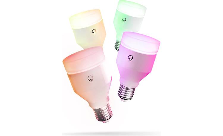 LIFX A19 Bulb (1100 lumens) (4-pack) Colorful light bulb with Wi-Fi® Crutchfield