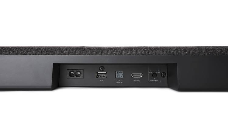 Polk Audio React System Both HDMI and optical digital audio connections