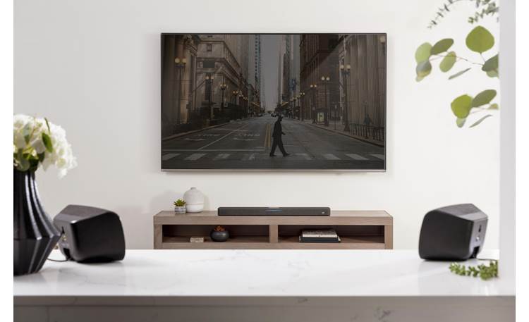 Polk SR2 Surrounds Connects wirelessly for a clean setup in your room (AC power required)