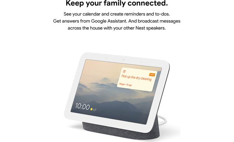 Google Nest Hub (2nd gen) Connect with other Google Assistant devices