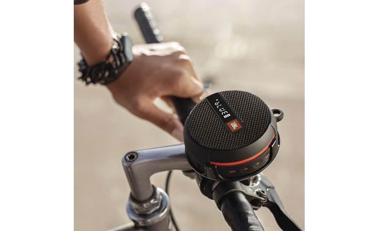 JBL Wind 3 Portable Bluetooth Speaker and FM Tuner Radio for Bike Handlebars