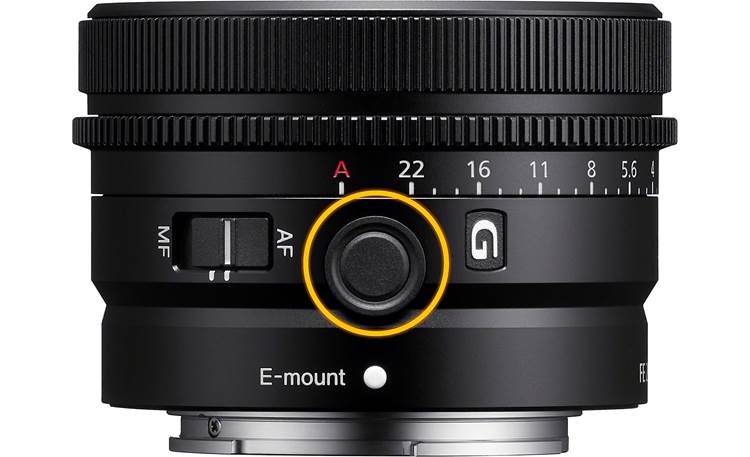 Sony FE 50mm f/2.5 G Customizable focus hold button