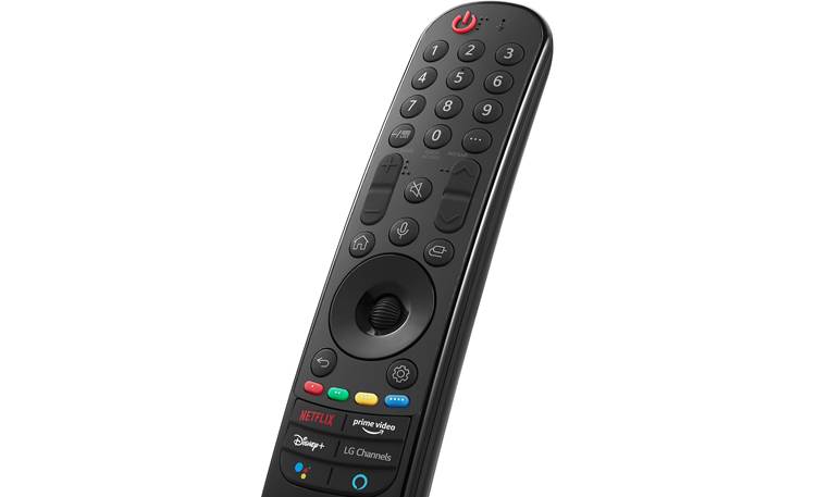 LG 65NANO75UPA Motion-sensing Magic Remote with built-in microphone for voice control