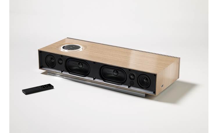 Naim Mu-so Wood Edition Shown with included remote