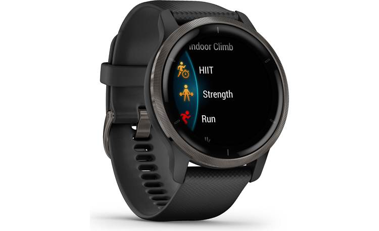 Garmin Venu 2 (Slate and black) GPS smartwatch at Crutchfield