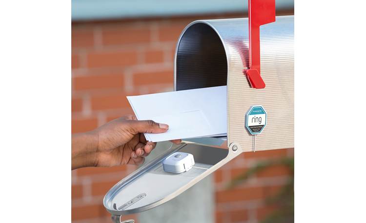 Ring Mailbox Sensor Attach sensor to mailbox door and antenna to exterior