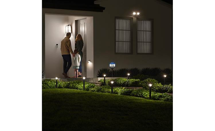 Ring Smart Lighting Solar Wall Light Expand your home's ring of security into your landscape with Ring's other smart lighting devices