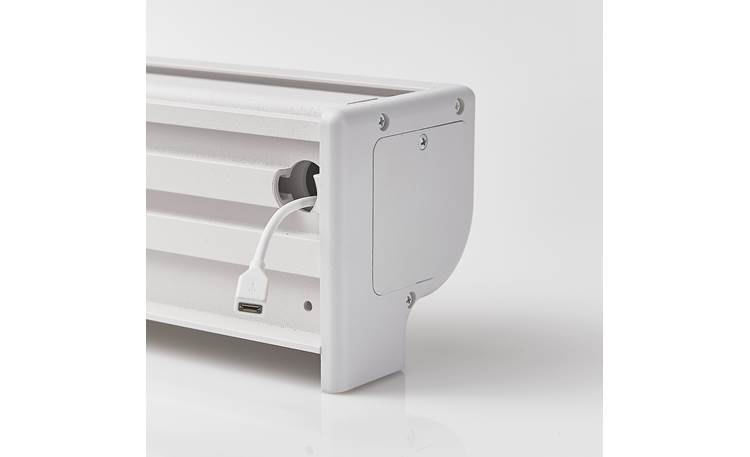 Da-Lite Designer Contour Electrol 14428 Rear access for charging cord