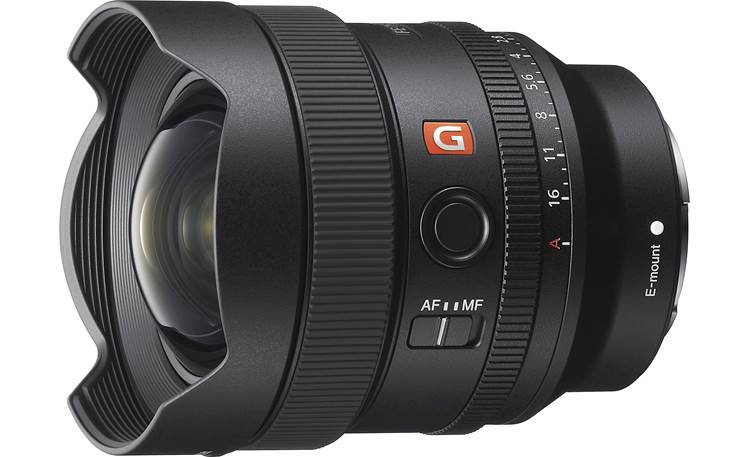Sony FE 14mm f/1.8 G An integrated petal-style lens hood helps keeps the large front element protected