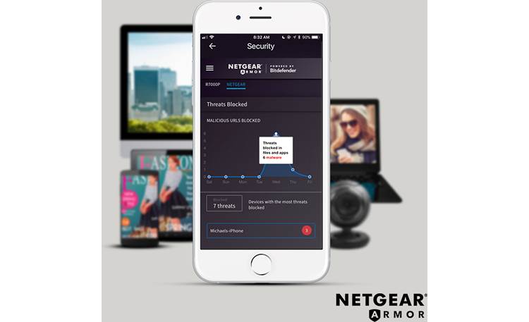 NETGEAR XR1000 Nighthawk™ The Nighthawk app offers tough security features