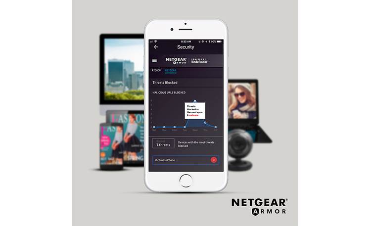 NETGEAR Orbi Cable Modem/Router (CBR750) Easy setup, monitoring, and control via the Orbi app