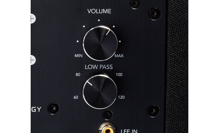 Definitive Technology Descend DN8 Easy-to-use dial for volume controls and low-pass filter