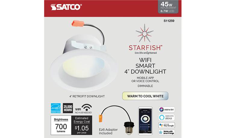 Satco Starfish T20/T24 Tunable White 4