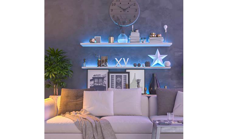 Satco Starfish T20 RGB and Tunable White LED Indoor Tape Light (6 feet) Create colorful accents under shelves and cabinets — anywhere with an overhang