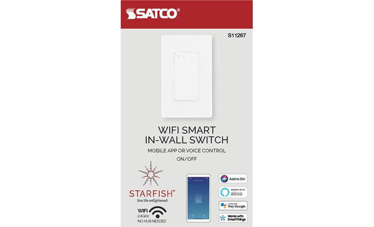 Satco Starfish Hardwired Smart On/Off Wall Switch Other