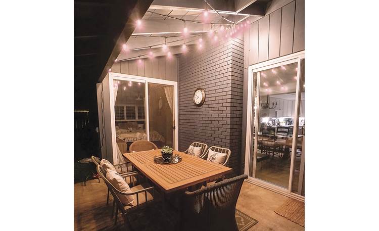 Satco Starfish RGB and Warm White Outdoor LED String Lights (24 feet) With these app-controllable string lights, your outdoor space becomes like another room