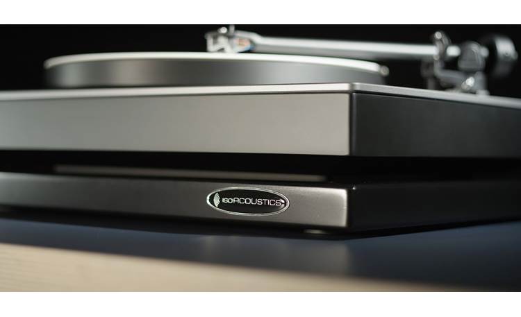 IsoAcoustics zaZen I Shown with turntable in place (not included)