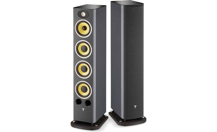 Focal Aria K2 936K2 Angled left without grille, right with grille