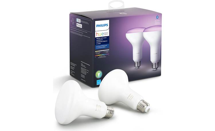 Bopæl pad generøsitet Philips Hue White and Color Ambiance BR30 Bulb (650 lumens) (2-pack) Smart  LED floodlight bulb with Bluetooth® at Crutchfield