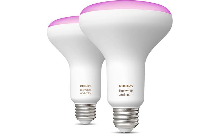 Philips Hue White and Color Ambiance BR30 Bulb Choose from 16 million colors or 50,000 shades of cool to warm white light to match any mood or event