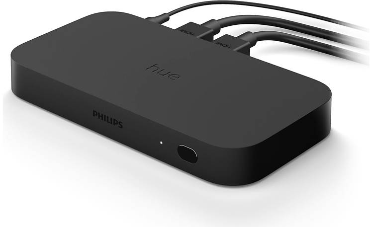 Hue Play HDMI Sync Box Automatic Hue controller for gaming, video other HDMI media Crutchfield