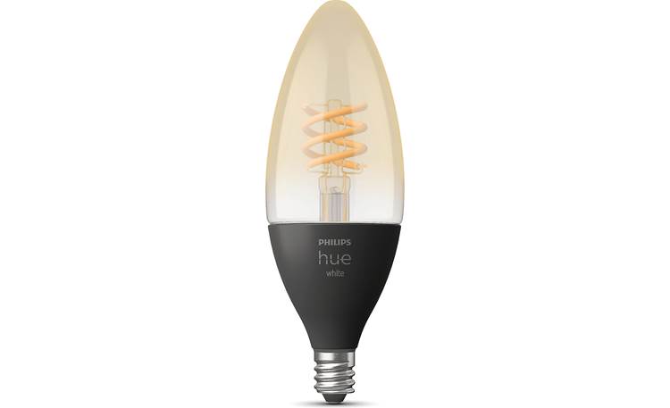 Philips Hue Filament Bulb E12 base with B39 form factor fits most candelabra-style light fixtures