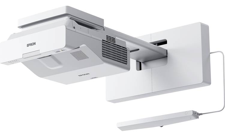 Epson BrightLink 725Wi Shown with wall mount and touch module (sold separately)