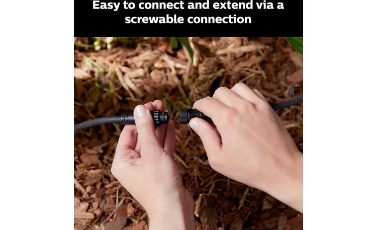 Philips Hue Outdoor Cable Extension (2.5 meters/8 feet) Sturdy weatherproof screw connection