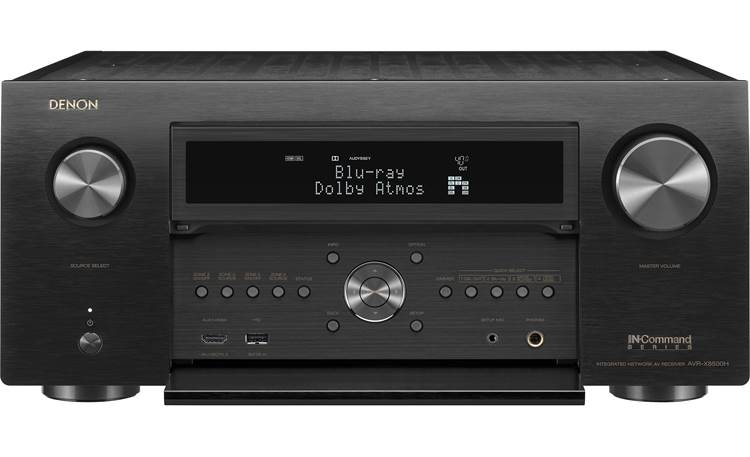 Denon AVR-X8500HA Shown with front panel open