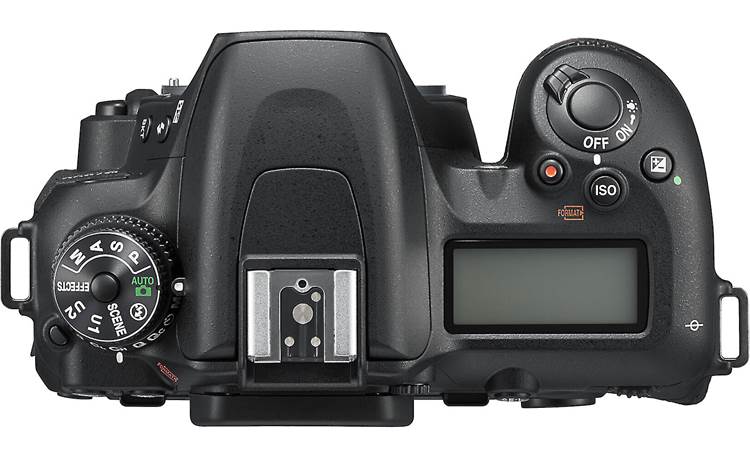 Nikon D7500 Two Lens Bundle Top-panel controls and display