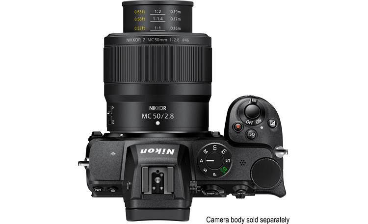 Nikon NIKKOR Z MC 50mm f/2.8 Shown with front-focus system extended