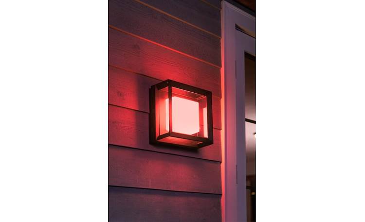 Philips Hue Econic White and Color Ambiance Outdoor Wall Light Millions of colors for your porch wall or ceiling