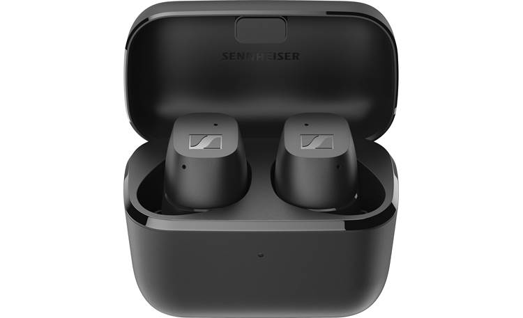 Sennheiser CX True Wireless Included charging case banks 18 hours of power to recharge headphones