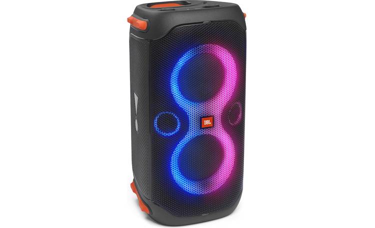 JBL PartyBox 110 Portable Bluetooth® speaker with light display at 
