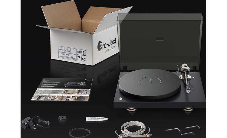 Pro-Ject Debut PRO Shown with included accessories