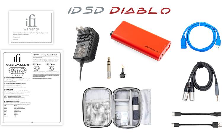 iFi Audio iDSD Diablo Included accessories
