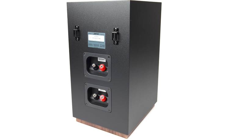 Jamo S 803 Speaker connections for optional Dolby Atmos® upward-firing speaker "topper"