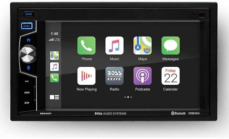 Boss BE62CP Built-in Apple CarPlay® for easy phone integration