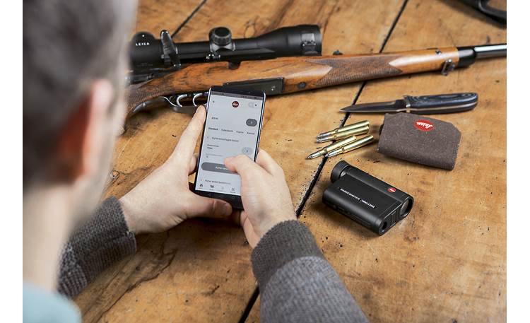 Leica Rangemaster CRF 2800.COM Works with the free Leica Hunting app to give you precise ballistics information