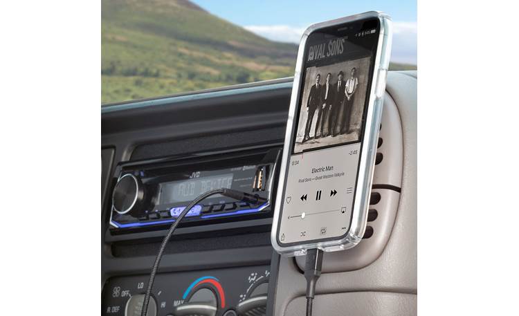 Scosche HookUp Premium Lightning® Audio Adapter Kit Connect your iPhone to a car stereo with an auxiliary input