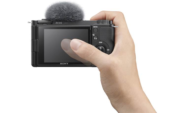 Sony Alpha ZV-E10 Vlog Camera Kit LCD touchscreen