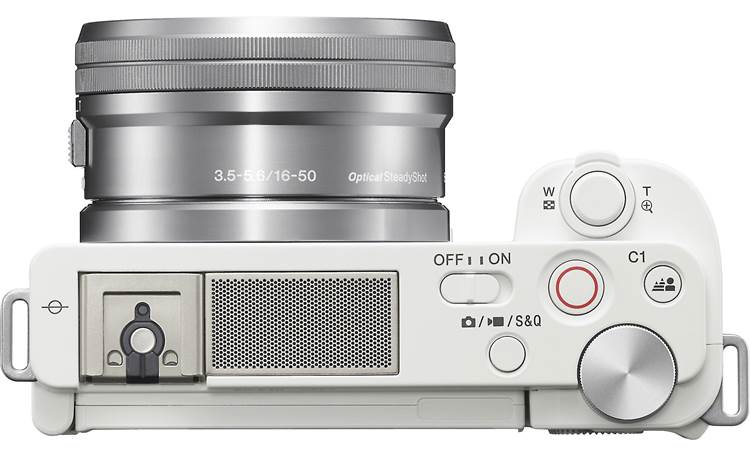 Sony Alpha ZV-E10 Vlog Camera Kit Top-panel controls