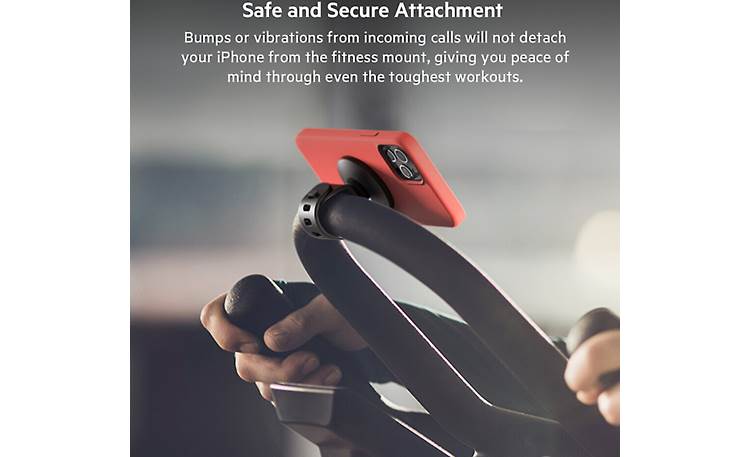 Belkin Magnetic Fitness Phone Mount Holds iPhone securely